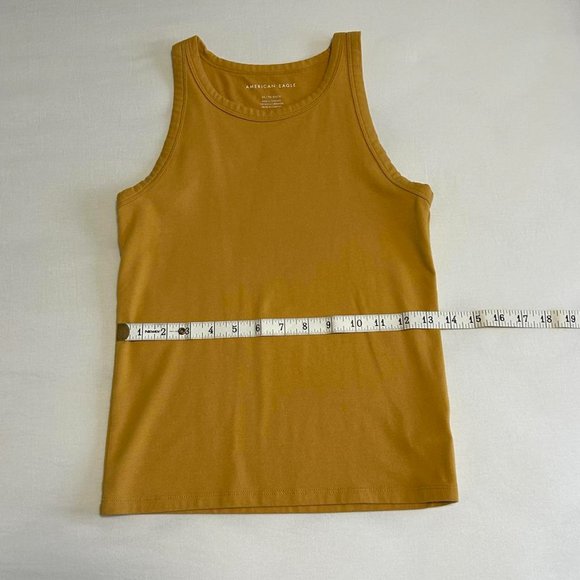 American Eagle Mustard Yellow Tank Top XS - Picture 4 of 5